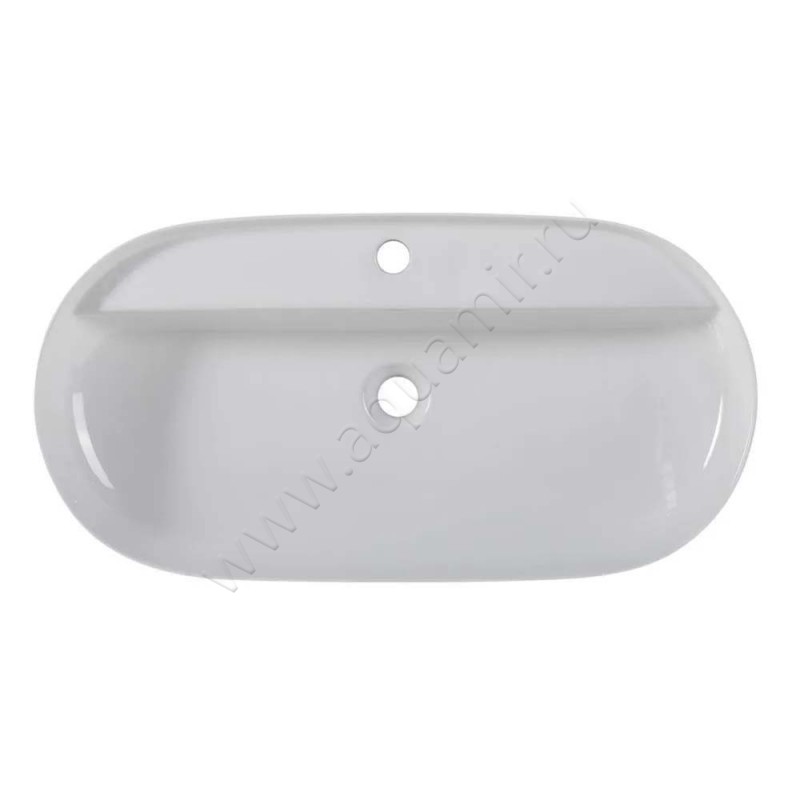 Раковина-чаша накладная с отверстием под смеситель BelBagno BB1347 в интерьере