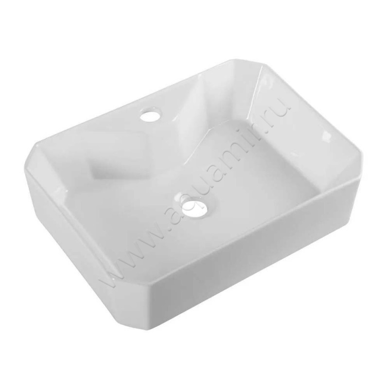 Раковина-чаша накладная с отверстием под смеситель BelBagno BB1387 в интерьере