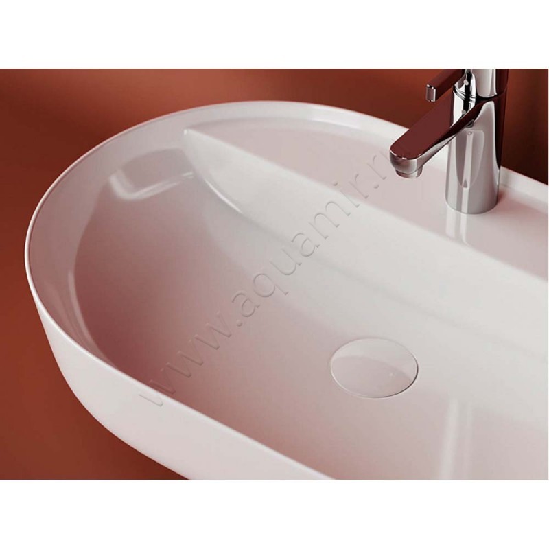 Раковина-чаша накладная с отверстием под смеситель Ceramica Nova MODO CN2004 в интерьере