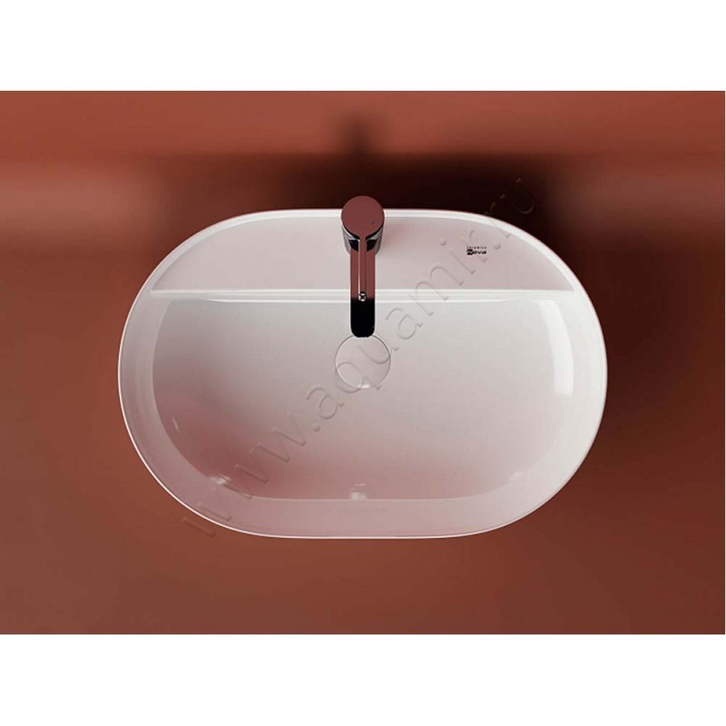 Раковина-чаша накладная с отверстием под смеситель Ceramica Nova MODO CN2004 в интерьере