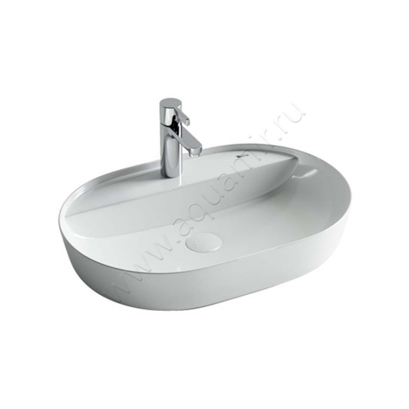 Раковина-чаша накладная с отверстием под смеситель Ceramica Nova MODO CN2004 в интерьере