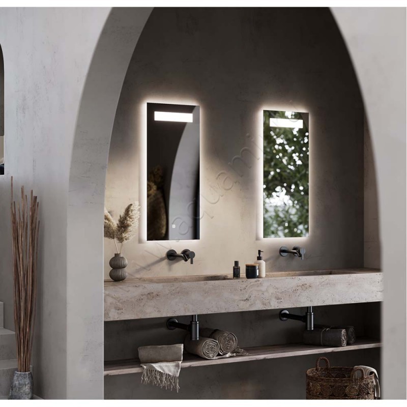 Зеркало c подсветкой Sancos Solo SL35 в интерьере