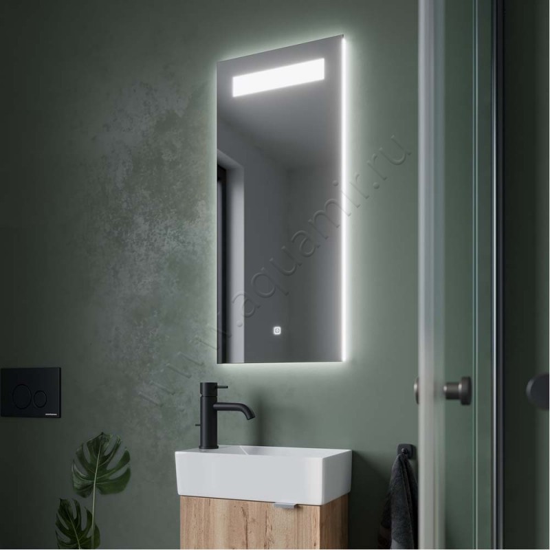 Зеркало c подсветкой Sancos Solo SL35 в интерьере