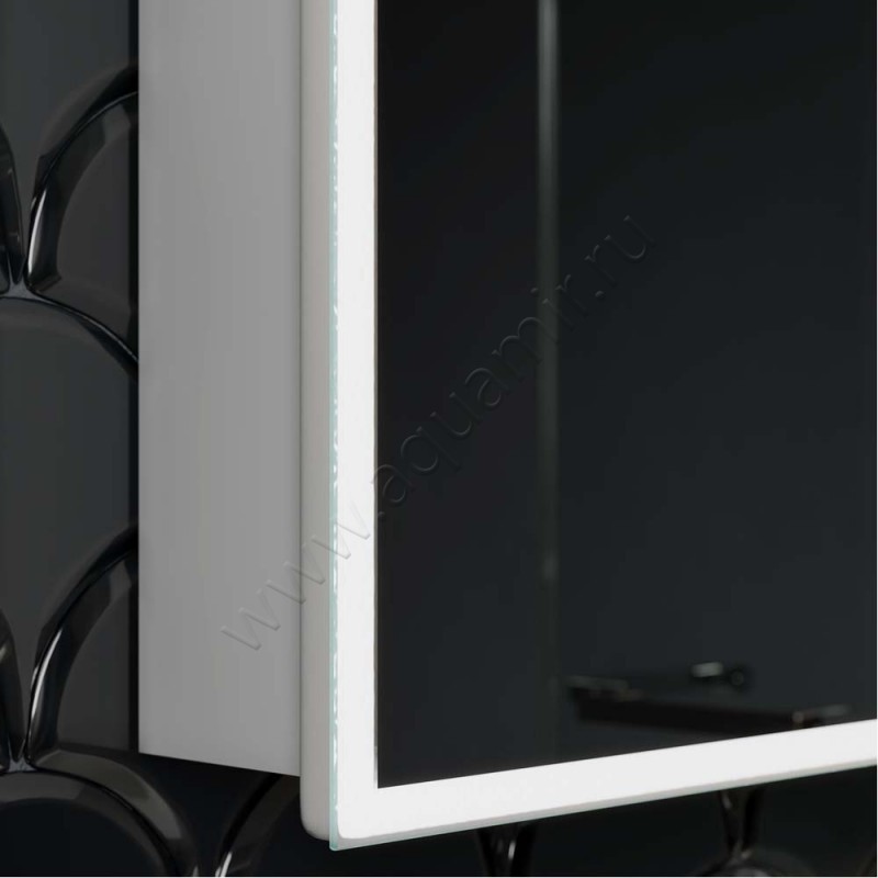 Зеркальный шкаф с подсветкой Sancos Cube CU600 в интерьере