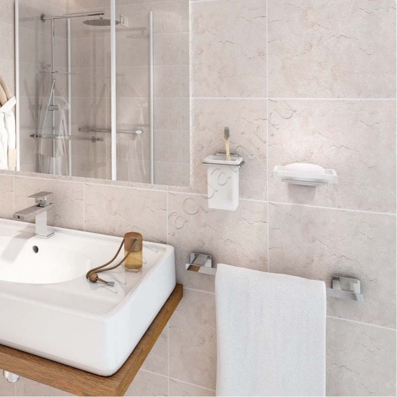 Стакан подвесной Gedy Atena 441013 в интерьере