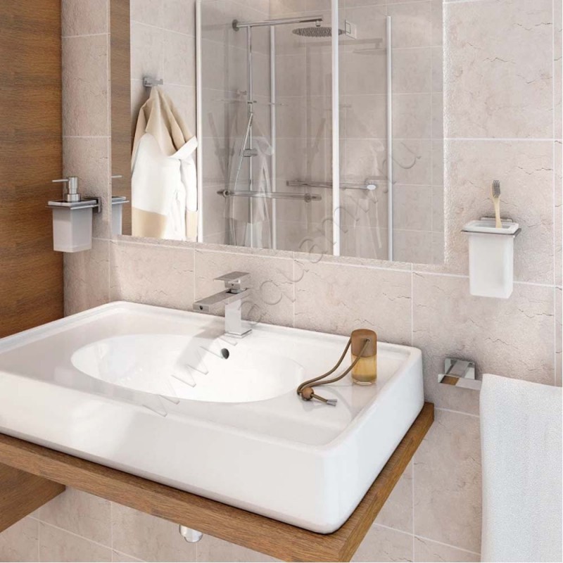 Стакан подвесной Gedy Atena 441013 в интерьере