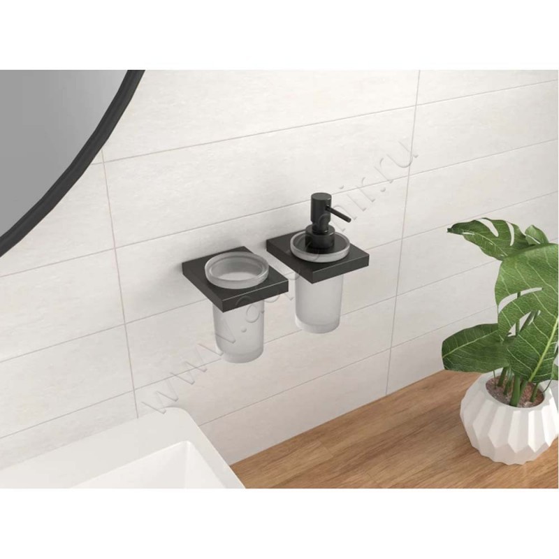 Дозатор Timo Petruma черный 1523903 в интерьере