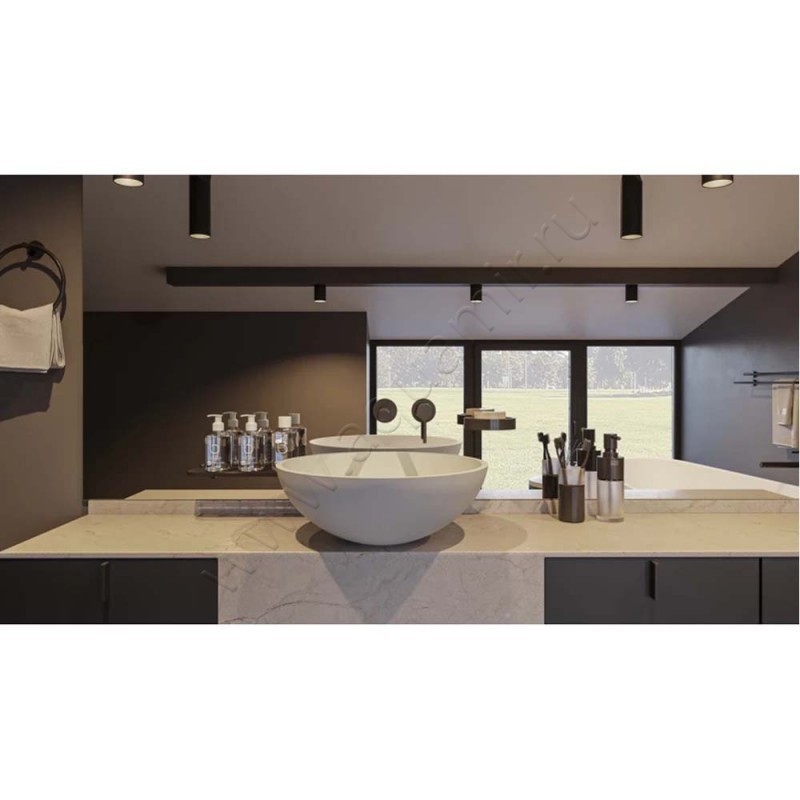 Раковина-чаша накладная Whitecross Cornelian 43 см 0714043043200 в интерьере