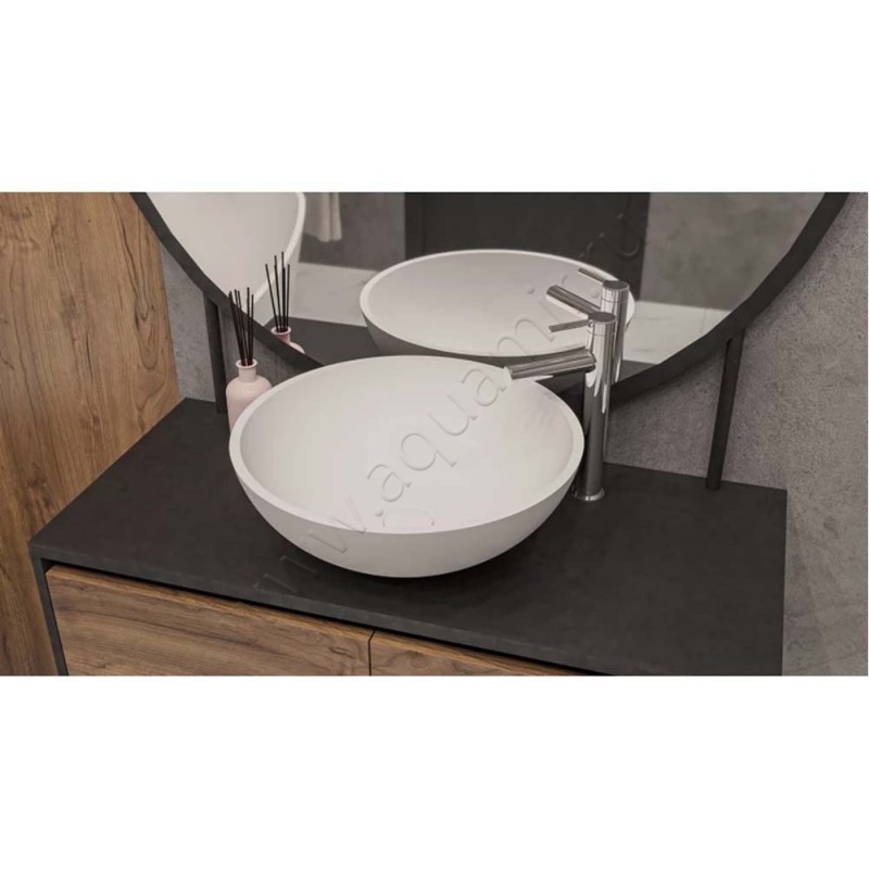 Раковина-чаша накладная Whitecross Cornelian 43 см 0714043043200 в интерьере