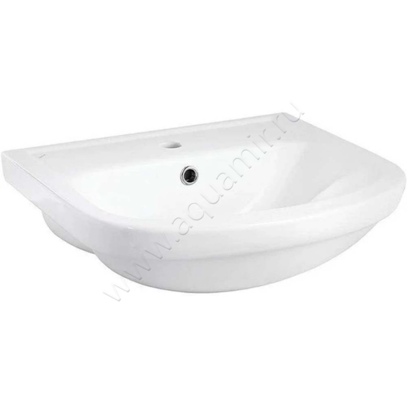 Раковина мебельная накладная Onika Акватон 52 см 131201S0011B0 в интерьере