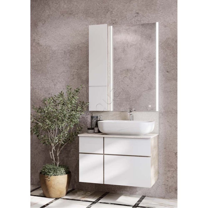 Раковина-чаша накладная Aquaton Лола 60 см 1A73313KLK010 в интерьере