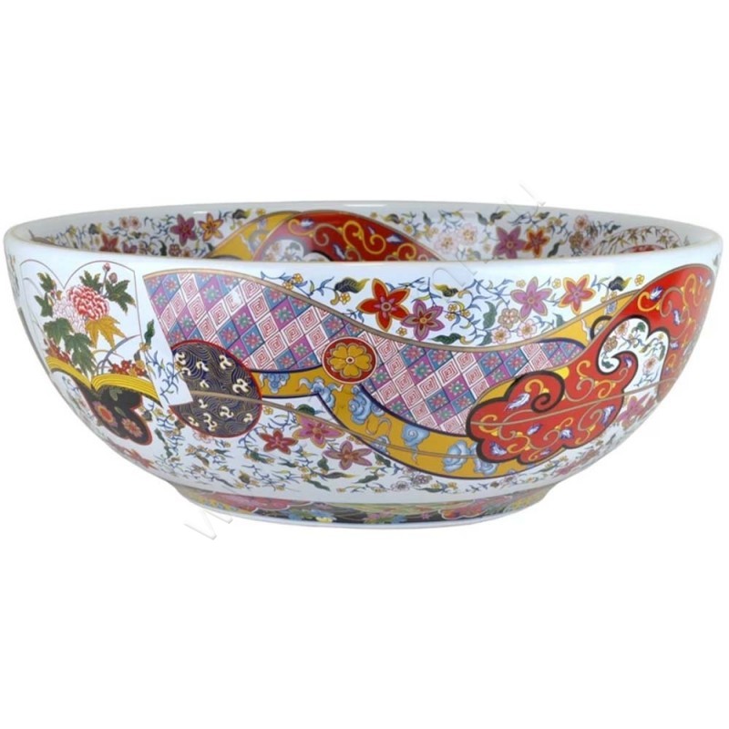 Раковина-чаша накладная Bronze de Luxe 42 см 2231 в интерьере