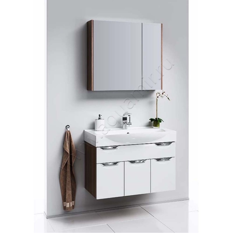 Раковина мебельная накладная Aqwella 86 см 4640021060780 в интерьере