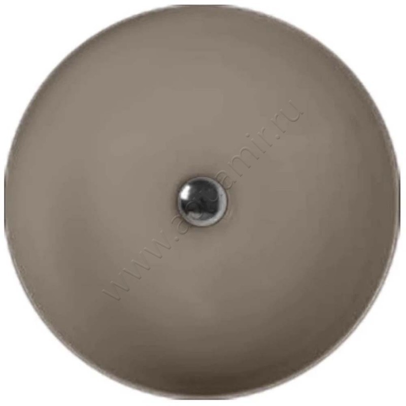 Раковина-чаша накладная Kerasan Nolita 40 см, коричневый 534481 в интерьере