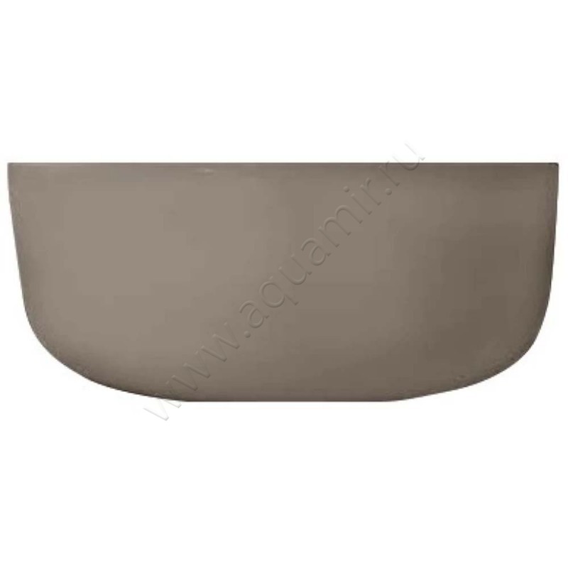 Раковина-чаша накладная Kerasan Nolita 40 см, коричневый 534481 в интерьере