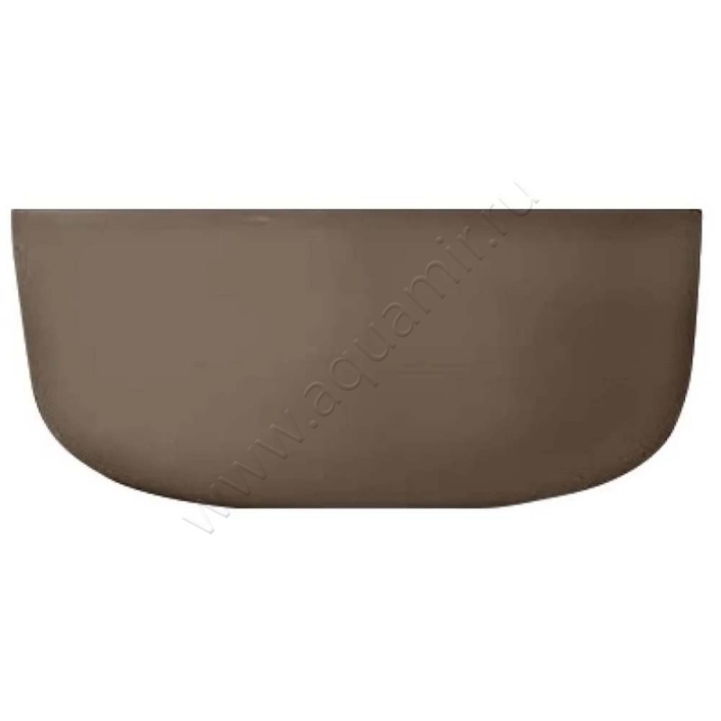 Раковина-чаша накладная Kerasan Nolita 40 см, коричневый 534488 в интерьере