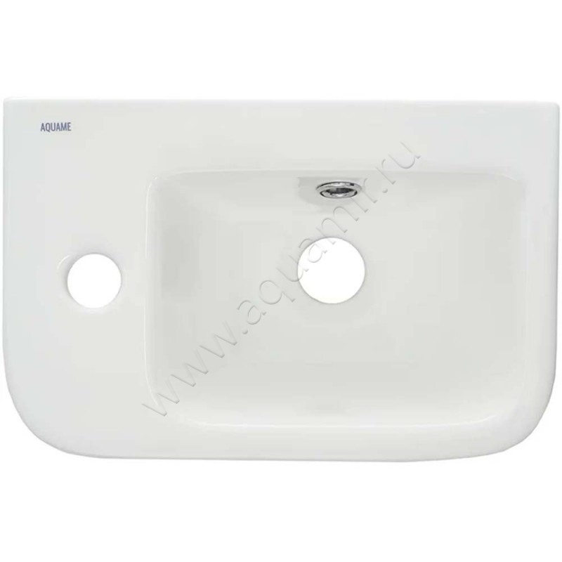 Рукомойник подвесной AQUAme 38 см AQM5006L в интерьере