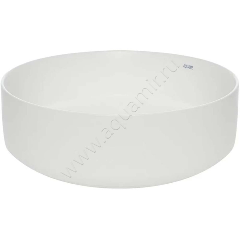 Раковина-чаша накладная AQUAme 36 см AQM5012MW в интерьере
