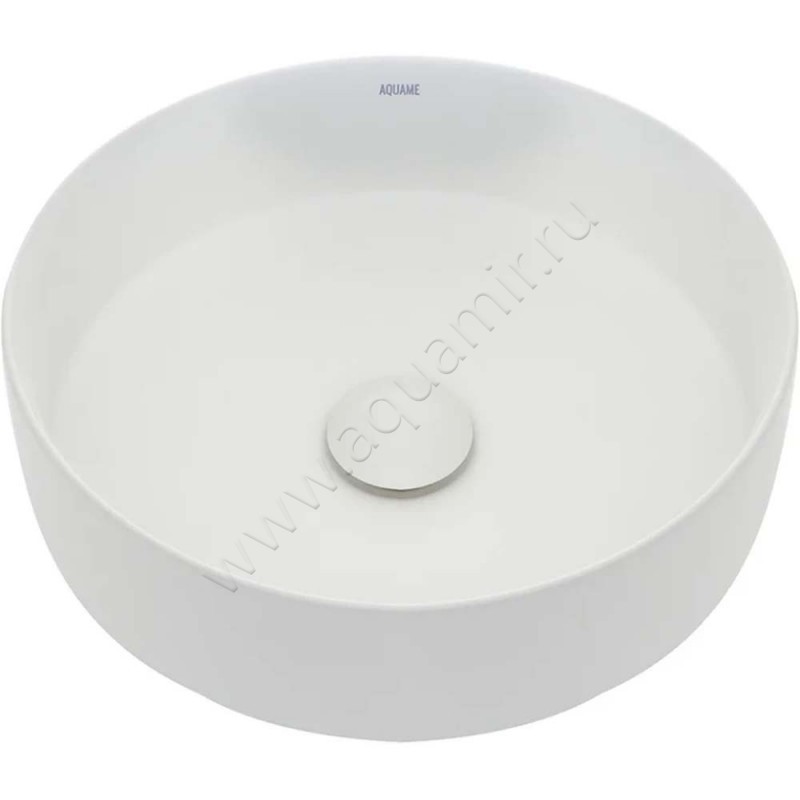Раковина-чаша накладная AQUAme 36 см AQM5012MW в интерьере