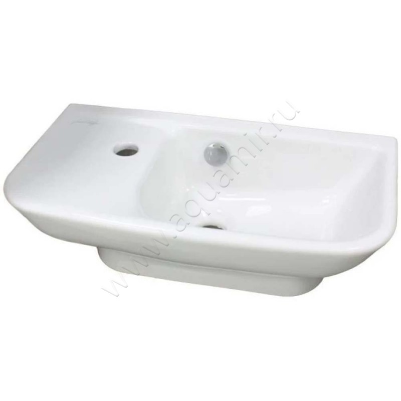 Раковина подвесная Jacob Delafon Struktura 50 см EGJ11200 в интерьере