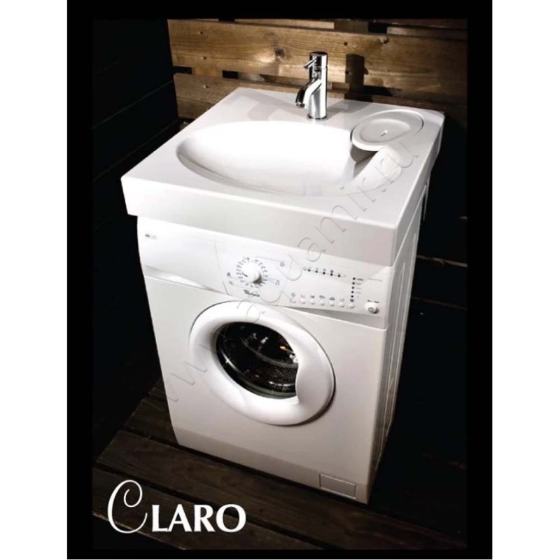 Раковина подвесная над стиральной машиной PAA Claro 60 см KICLASIF00 в интерьере