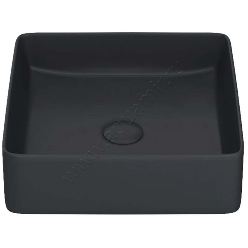 Раковина-чаша накладная Iddis Slide 36 см, черный SLIBM01I27 в интерьере