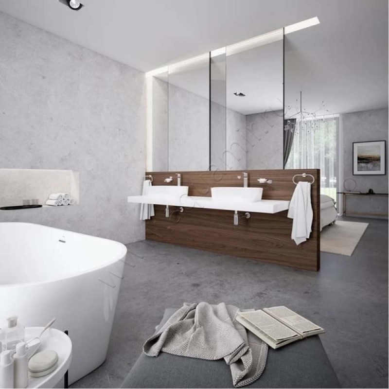 Раковина-чаша накладная Ravak Solo 58 см XJX01358000 в интерьере