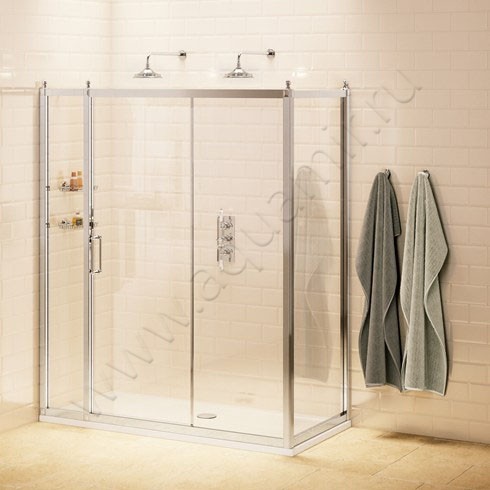 Душевая дверь для ответной части Burlington Shower C6S в интерьере