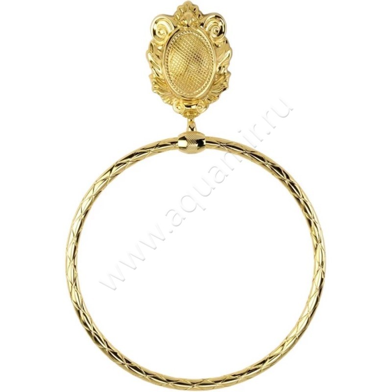 Полотенцедержатель Migliore Cleopatra 21 см., золото 16688 в интерьере