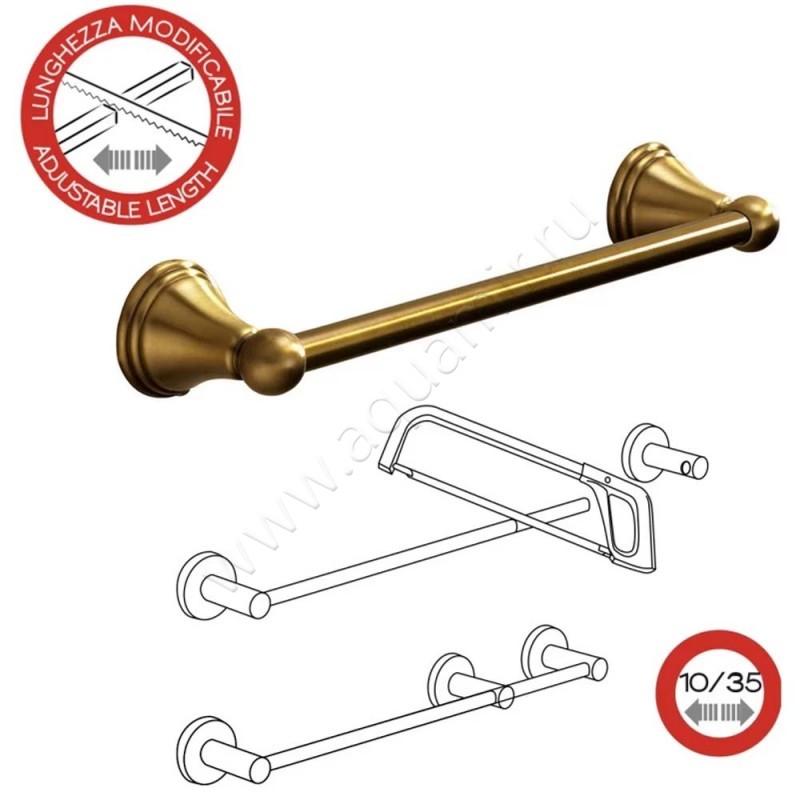 Полотенцедержатель Gedy Romance 75213544 в интерьере