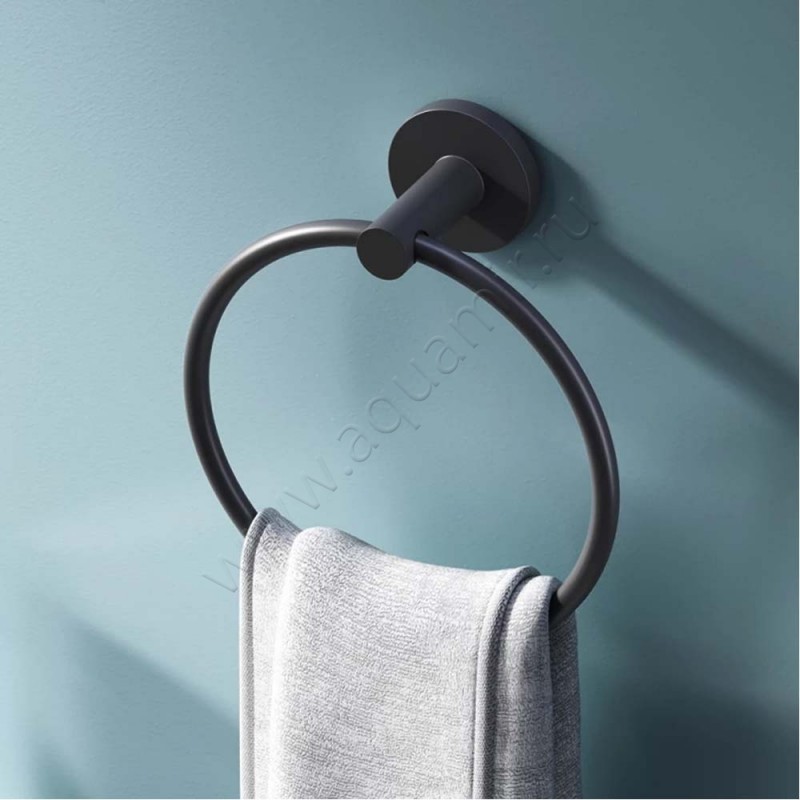 Полотенцедержатель AM.PM X-Joy 15,5 см., черный A85A34422 в интерьере