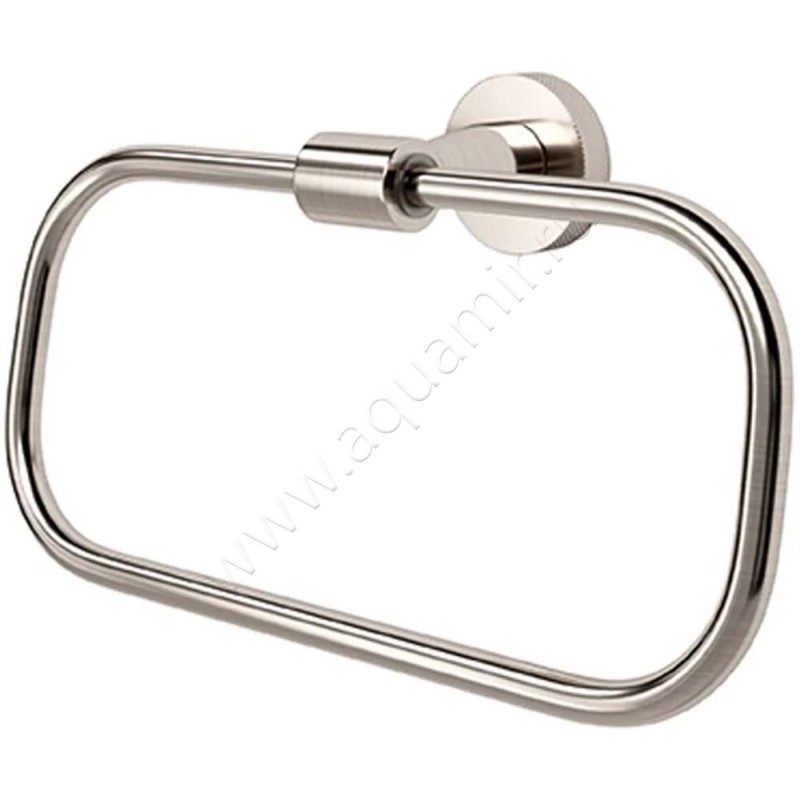 Полотенцедержатель Wasserkraft Tauber 23 см., серебро K64460 в интерьере