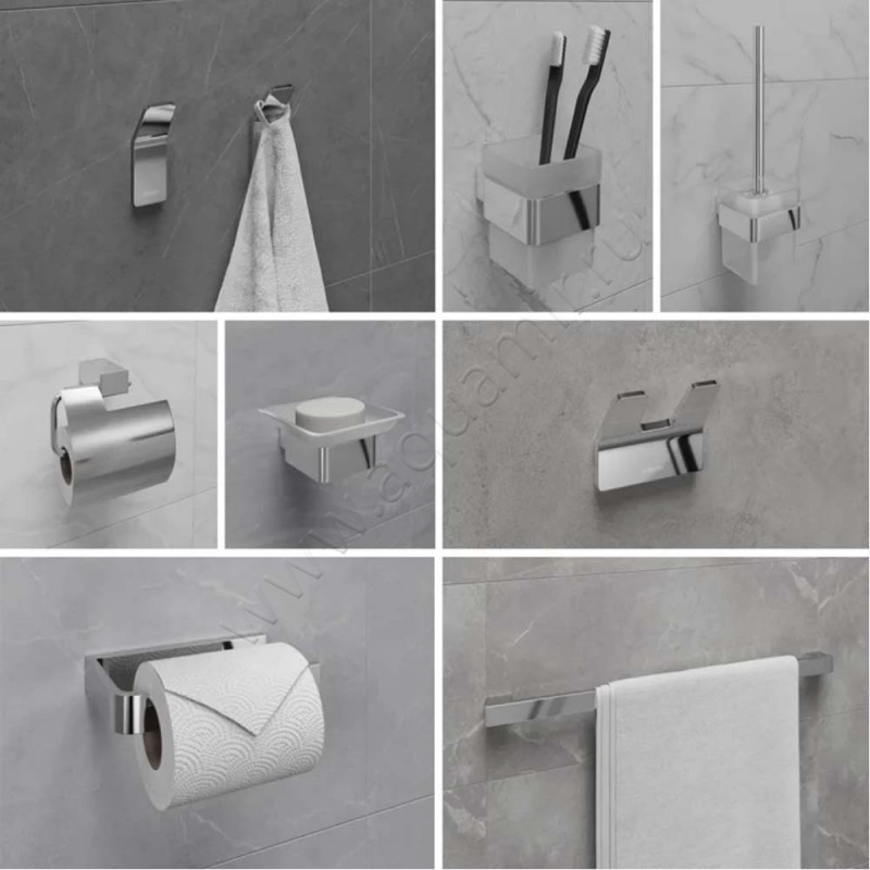 Полотенцедержатель Lemark Smooth Line 9781022 в интерьере