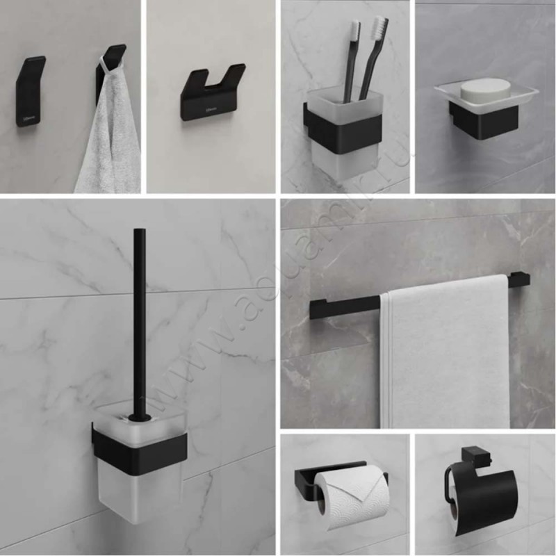 Полотенцедержатель Lemark Smooth Line 9782023 в интерьере