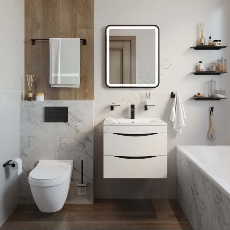 Ершик Iddis Slide Черный SLIBSG0I47 в интерьере