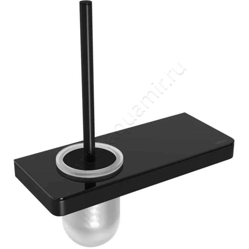 Ершик Lemark Glass Line Черный 9762033 в интерьере