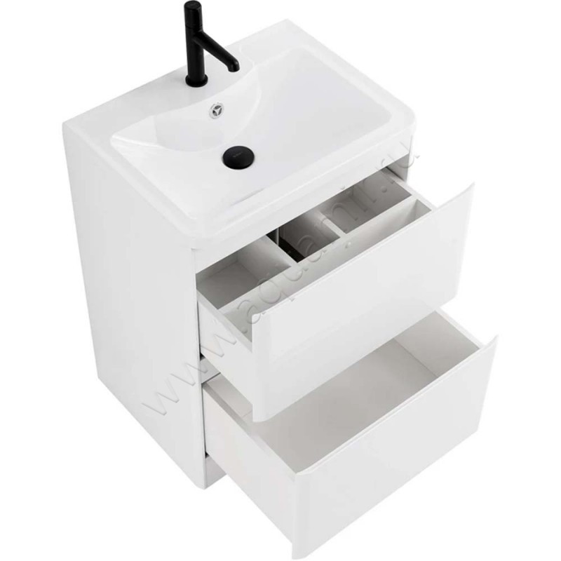 Тумба под раковину BelBagno Albano ALBANO7002CPIABL в интерьере