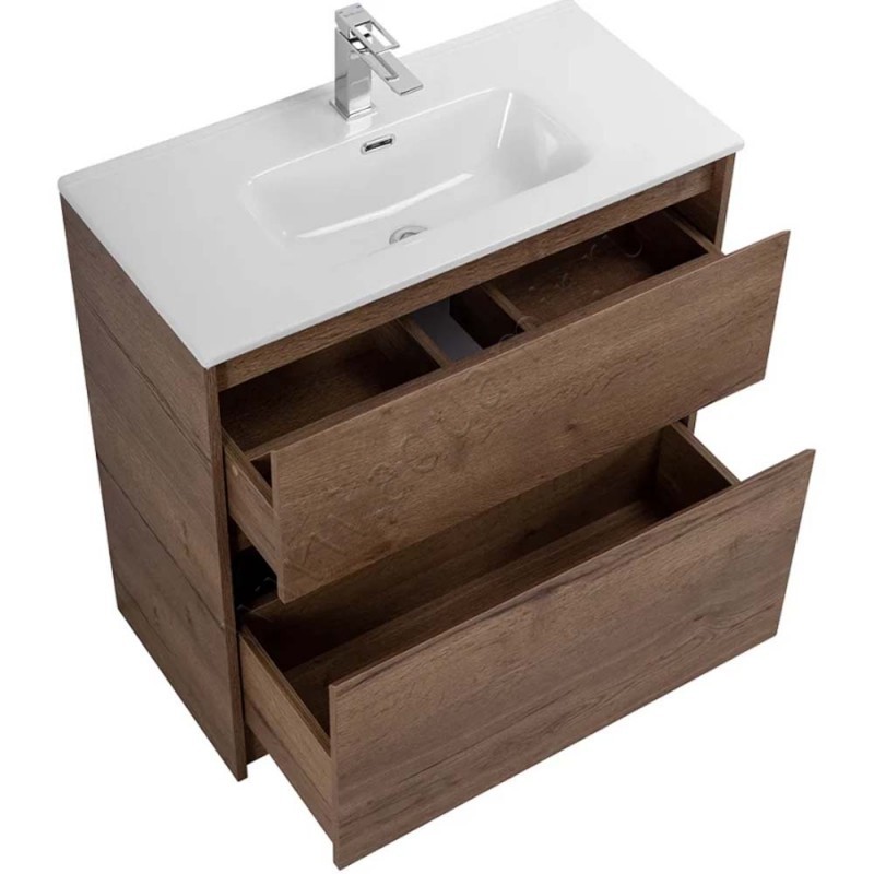 Тумба под раковину BelBagno Kraft KRAFT397003902CPIART в интерьере