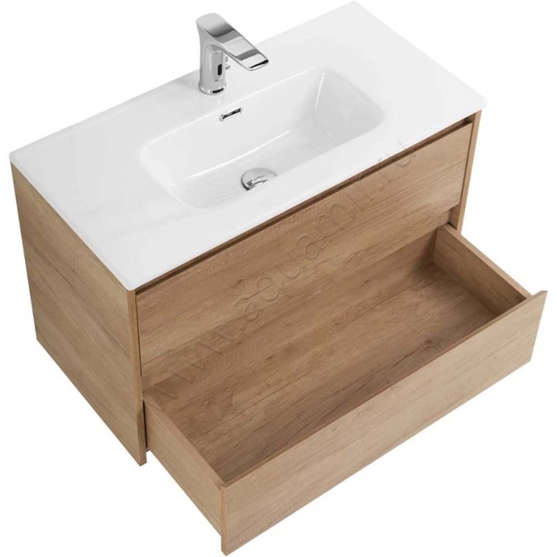 Тумба под раковину BelBagno Kraft KRAFT398003902CSORNN в интерьере