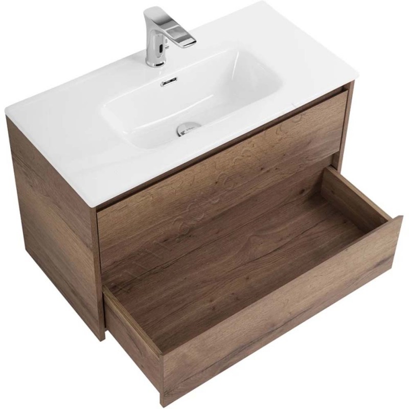 Тумба под раковину BelBagno Kraft KRAFT398003902CSORT в интерьере