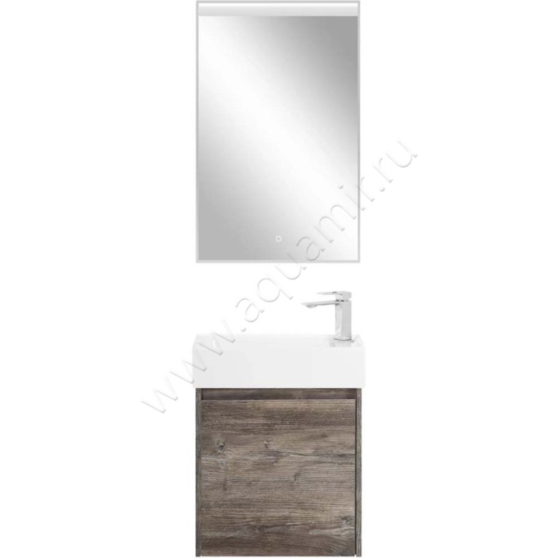 Тумба под раковину BelBagno Kraft KRAFTMINI5002601ASOPPL в интерьере