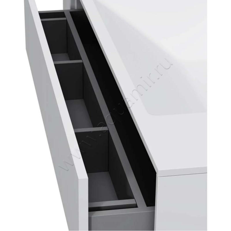 Тумба под раковину AM.PM Inspire V2.0 100,8 см, белый матовый M50AFHX1003WM в интерьере