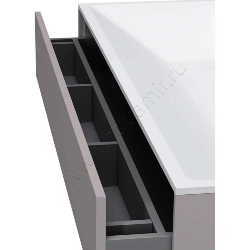 Тумба под раковину AM.PM Inspire V2.0 120,8 см, серый матовый M50AFHX1203EGM в интерьере