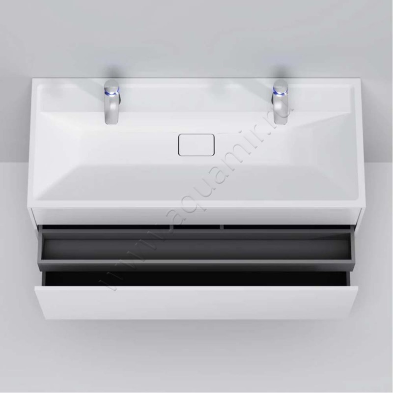 Тумба под раковину AM.PM Inspire V2.0 120,8 см, белый матовый M50AFHX1203WM в интерьере