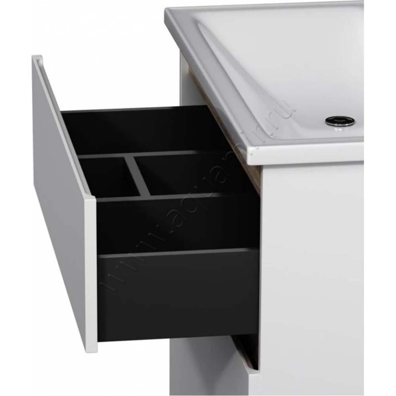 Тумба под раковину AM.PM X-Joy 77 см, белый глянец M85AFSX0802WG в интерьере