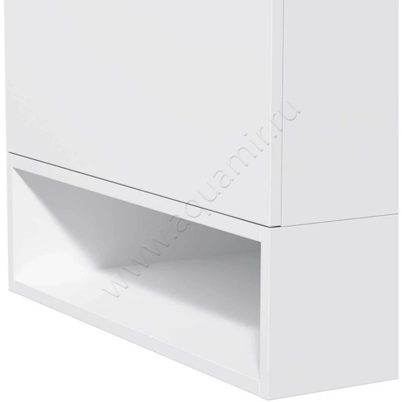 Тумба под раковину AM.PM Gem 60 см, белый глянец M90FHX06021WG в интерьере