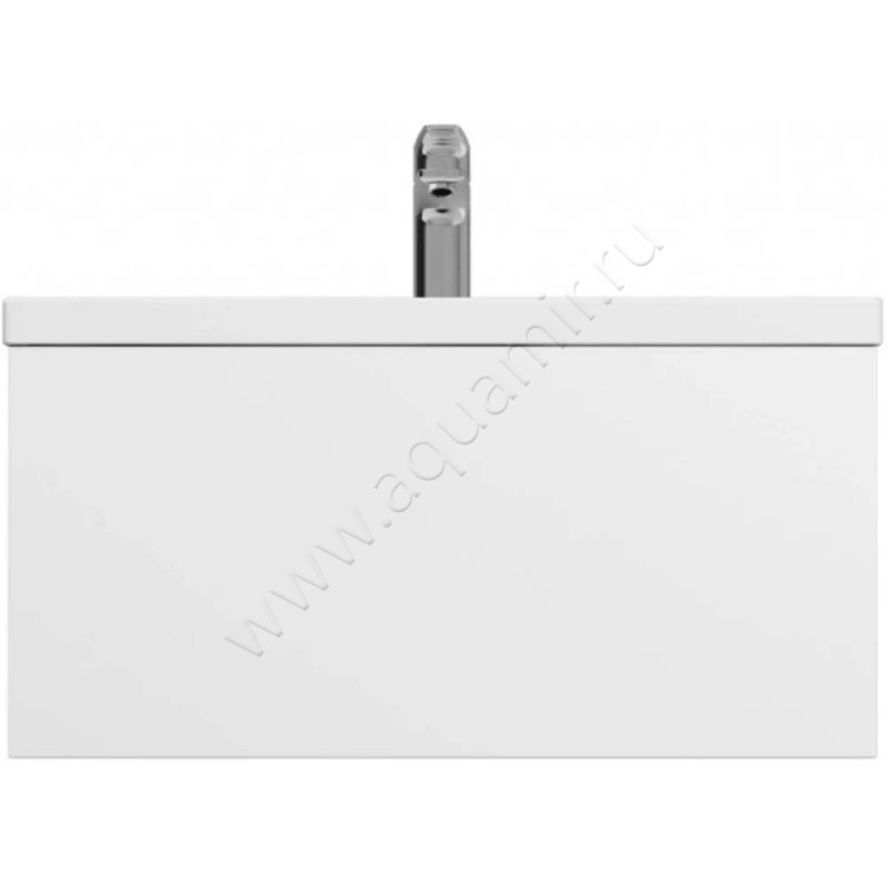 Тумба под раковину AM.PM Gem 75 см, белый глянец M90FHX07521WG в интерьере