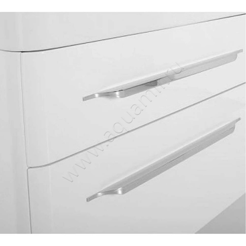 Тумба под раковину Aquanet Виченца 78,7 см, белый глянец 00196963 в интерьере