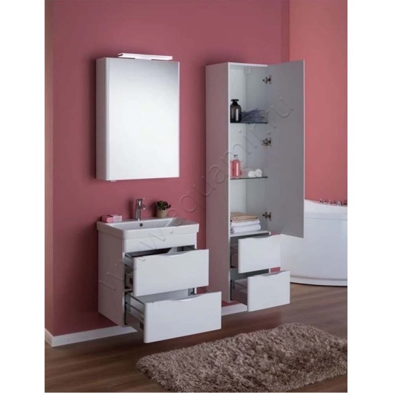 Тумба под раковину Aquanet Орлеан 57 см, белый 00183081 в интерьере