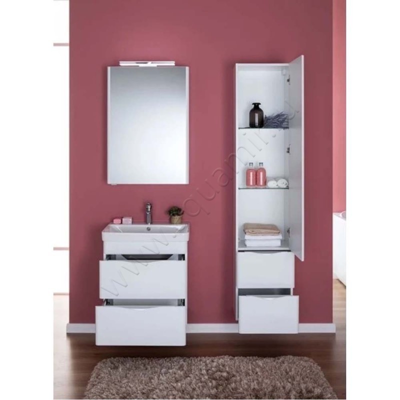 Тумба под раковину Aquanet Орлеан 57 см, белый 00183081 в интерьере